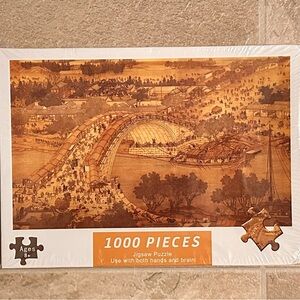 1000-Piece Brown Jigsaw Puzzle